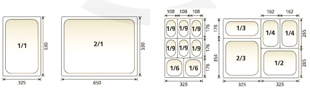 inox-bazis 9090 GN Containers and GN Lids - recyclable