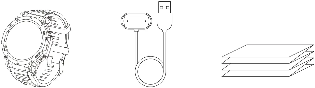 amazfit A2142 T Rex Ultra High End Smartwatch - Package Contents