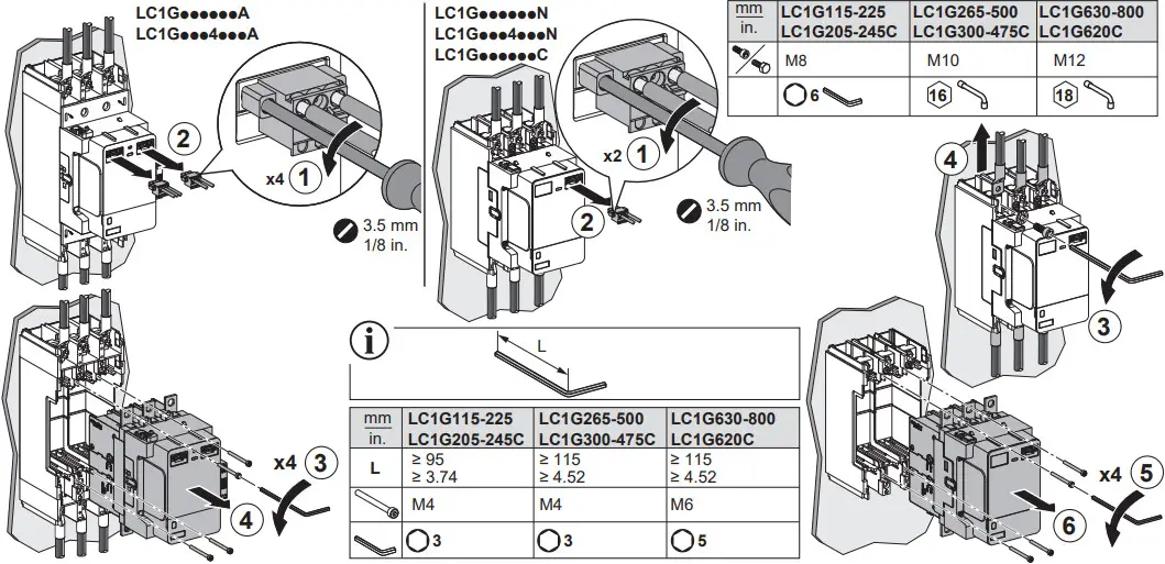 Schneider Electric LA9G3pA TeSys Giga Contactors - Fig
