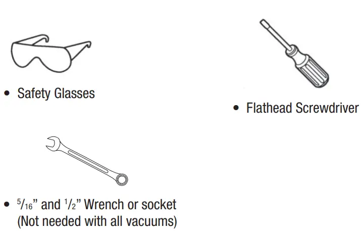 shop vac QPL 92 14RT Deluxe Wet Dry Vacuum Cleaner - Flathead Screwdriver