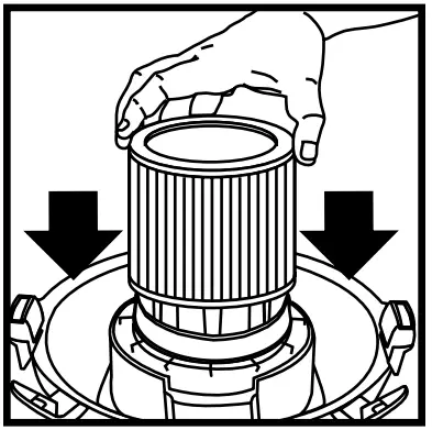 shop vac QPL 92 14RT Deluxe Wet Dry Vacuum Cleaner - cartridge