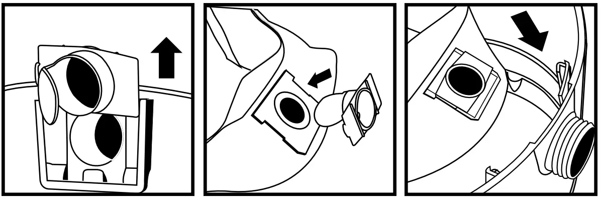 shop vac QPL 92 14RT Deluxe Wet Dry Vacuum Cleaner - tabs on inlet