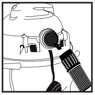 shop vac QPL 92 14RT Deluxe Wet Dry Vacuum Cleaner - unscrew blower