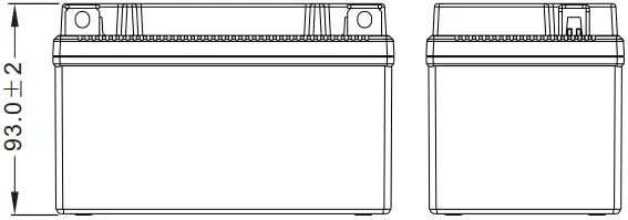 LEOCH LFPS-X14 Starter Batteries for Motorcycles A1