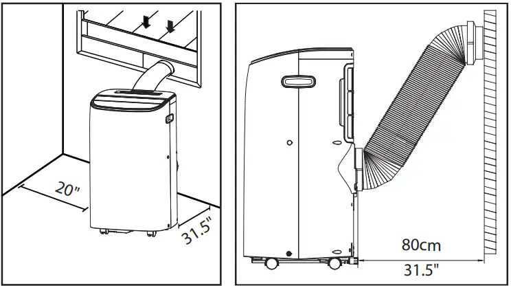 Whynter ARC 147WF Portable Air Conditioner Remote Control - FIG 2