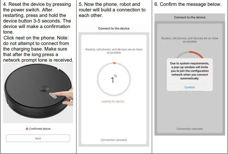 electriQ iQLEAN-CR01 Robot Vacuum Cleaner User Manual - ADD DEVICE
