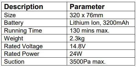 electriQ iQLEAN-CR01 Robot Vacuum Cleaner User Manual - ROBOT
