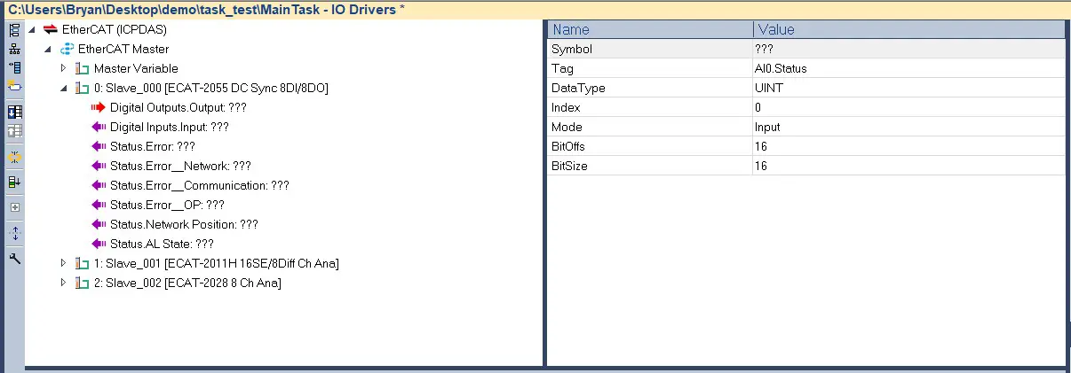 ICP DAS CR Win GRAF EtherCAT - EtherCAT Fieldbus 7