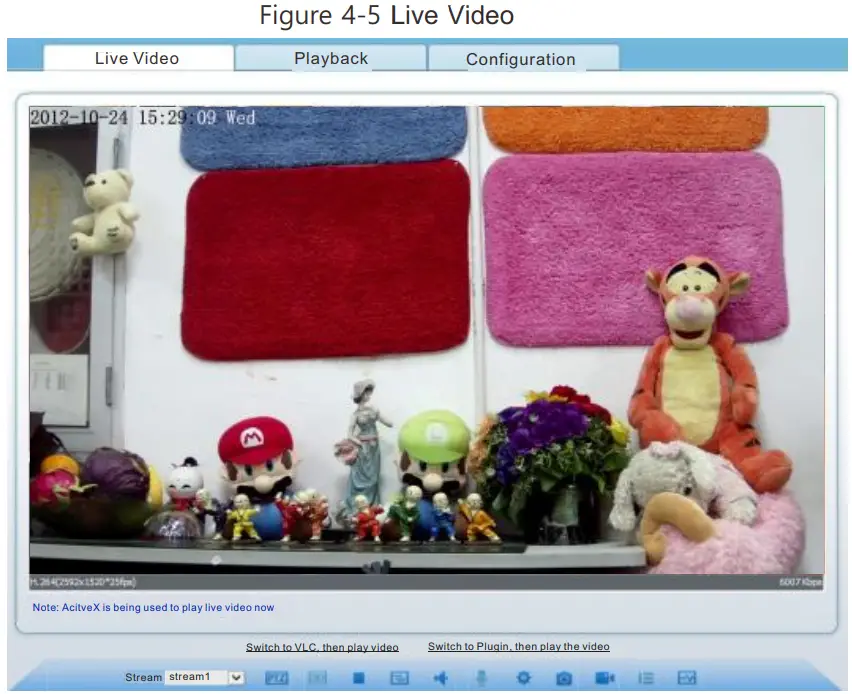 HIKVISION AN IPV xUAR Series Vandal Dome Network Camera - Live Video