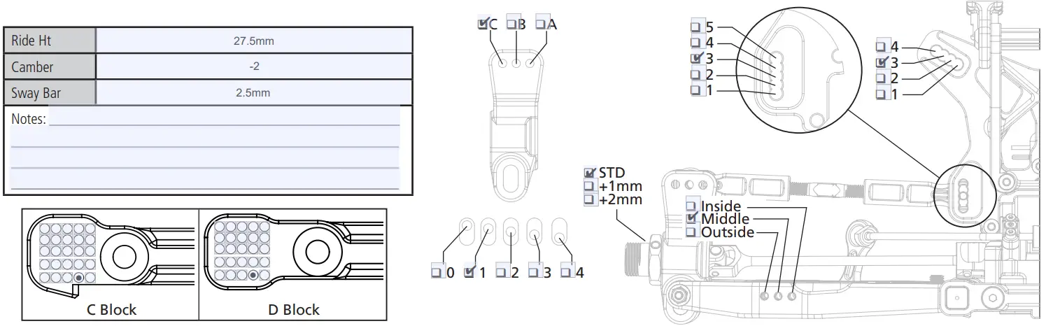 TLR04012 Combo 4WD Nitro Electric Race Buggy Kit - fig 2