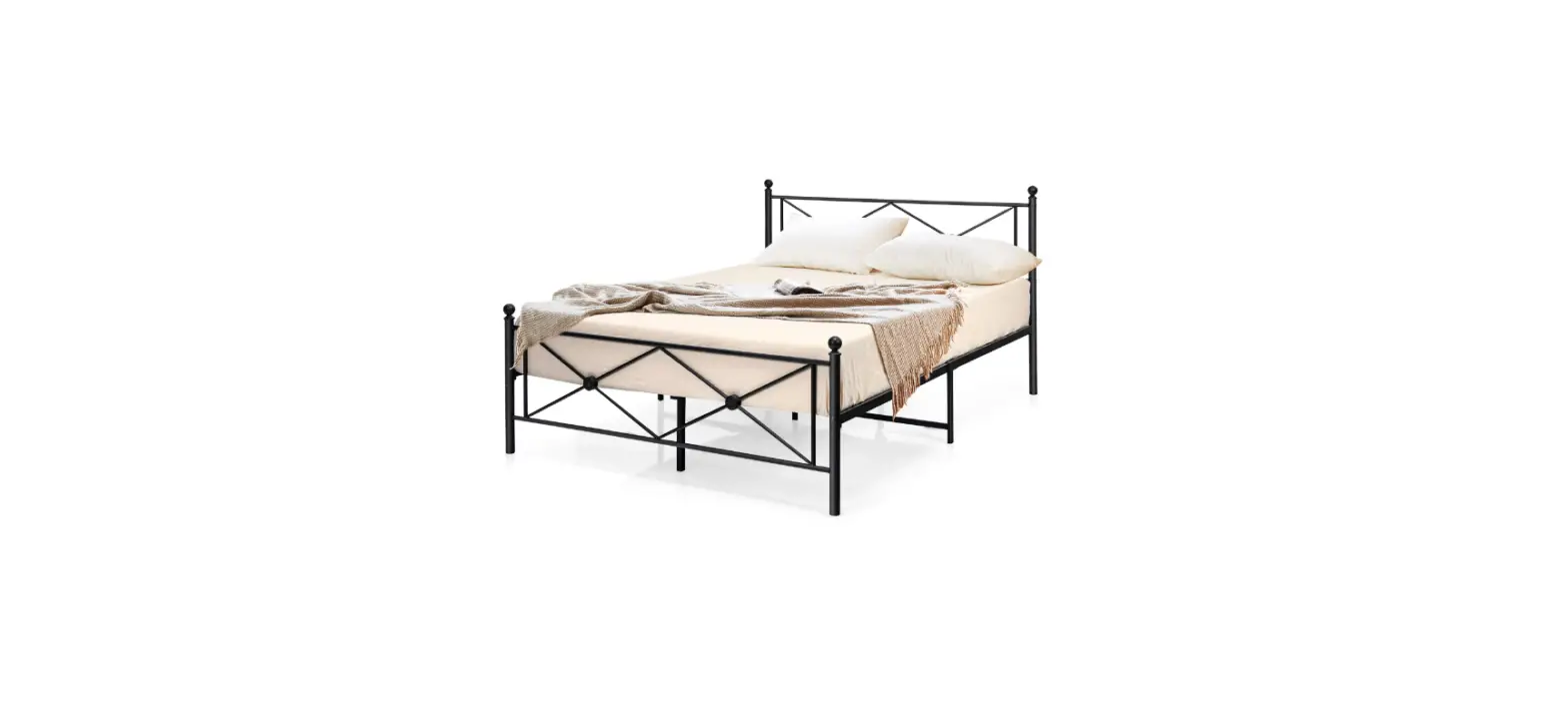 Costway Hu10230 Metal Bed Frame User Manual