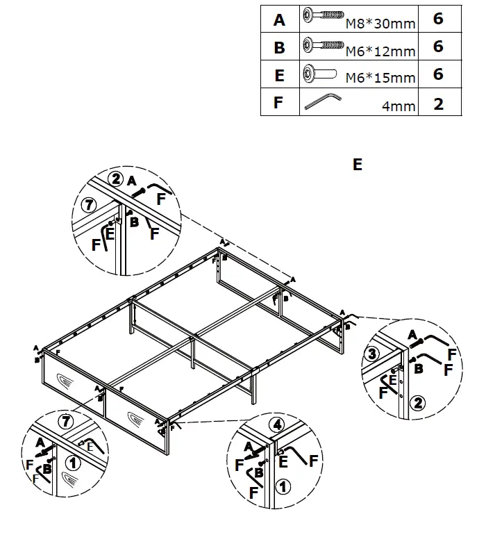 COSTWAY-HU10230=Metal-Bed-Frame-FIG- (8)