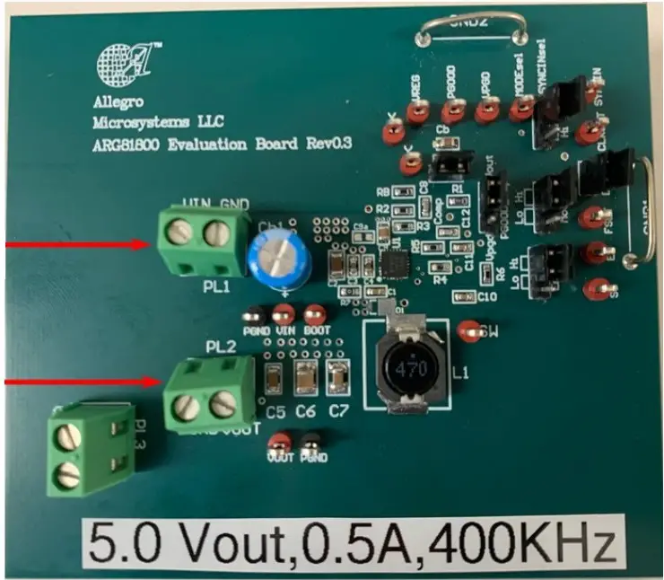 ALLEGRO APEK81800-1 Evaluation Board