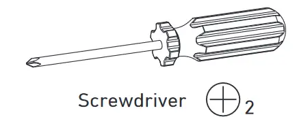 artika Knox 13 13FM-KN-WT10TE10-J LED Ceiling Light Fixture - Screwdriver