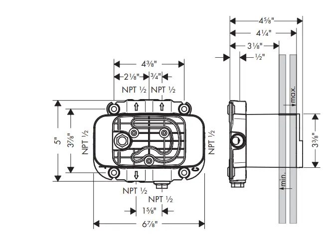 AXOR-45710181-One-Thermostatic-Module-Rough-fig-1