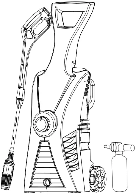 PULSAR PWE2001V 2000PSI Electric Pressure Washer