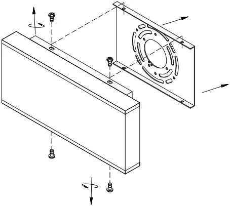 Dainolite EMY-105-20W Emery 2-Light 2