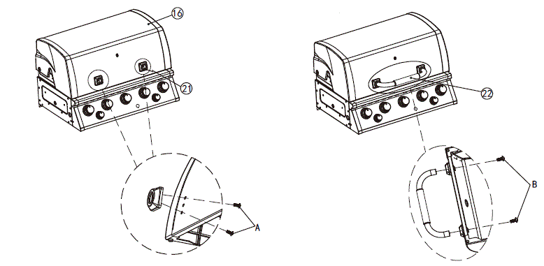 Royal-Gourmet-MG4001-Mirage-4-Burner-Gas-Grill-with-Side-Burner-fig-10