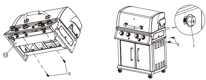 Royal-Gourmet-MG4001-Mirage-4-Burner-Gas-Grill-with-Side-Burner-fig-11