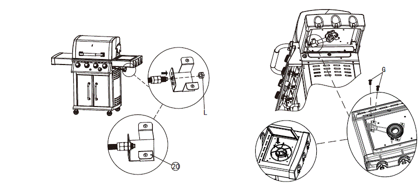 Royal-Gourmet-MG4001-Mirage-4-Burner-Gas-Grill-with-Side-Burner-fig-14