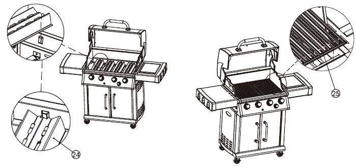 Royal-Gourmet-MG4001-Mirage-4-Burner-Gas-Grill-with-Side-Burner-fig-16