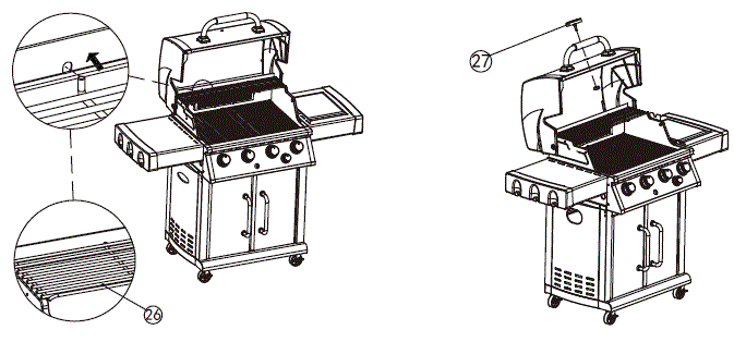 Royal-Gourmet-MG4001-Mirage-4-Burner-Gas-Grill-with-Side-Burner-fig-17