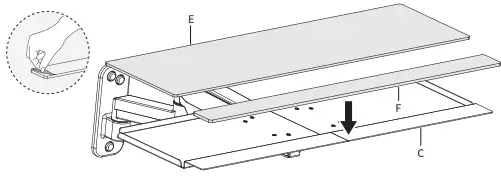 V I V O-MOUNT-VWKB1-Single-Monitor-Wall-Mount-Keyboard-Tray-Wall-Mount-fig-12