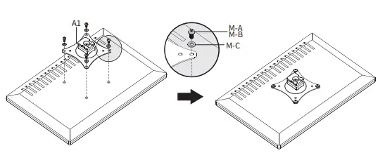 V I V O-MOUNT-VWKB1-Single-Monitor-Wall-Mount-Keyboard-Tray-Wall-Mount-fig-6