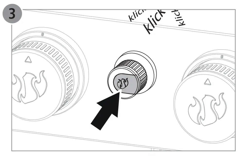 Starting up the barbecue