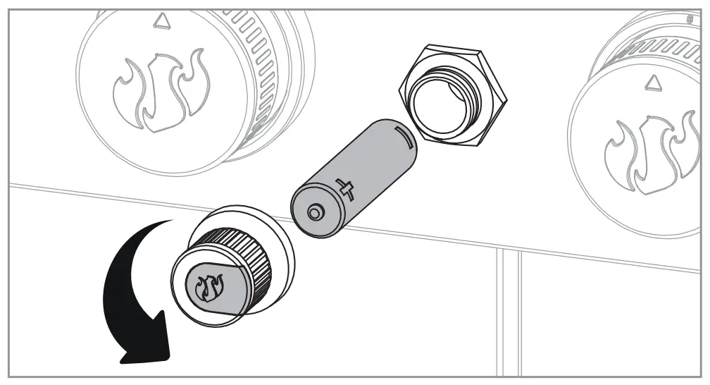 Replacing the electronic ignition battery