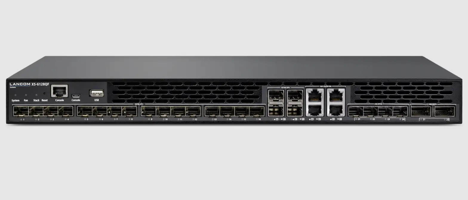 Lancom Xs-6128qf Switch Slide-in Rails Instructions