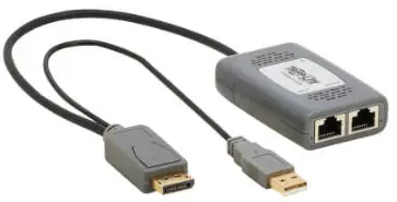 TRIPP-LITE-B127U-111-PDPD-DisplayPort-Over-Cat6-Pigtail-Extender-Kits-and-Receiver-with-Repeater-product