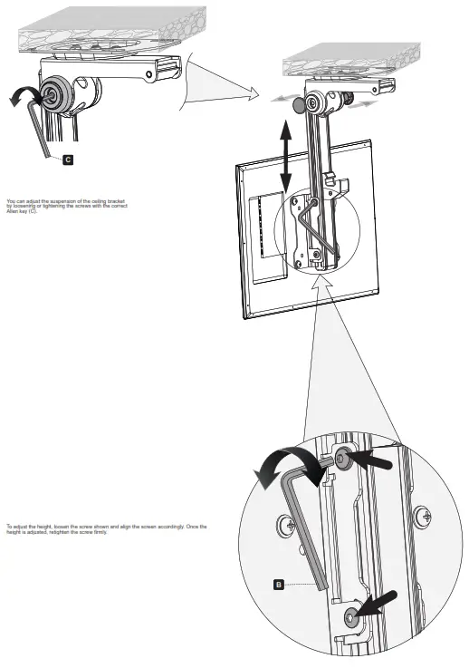 RICOO D0111 TV Ceiling Mount LED LCD - Fig10