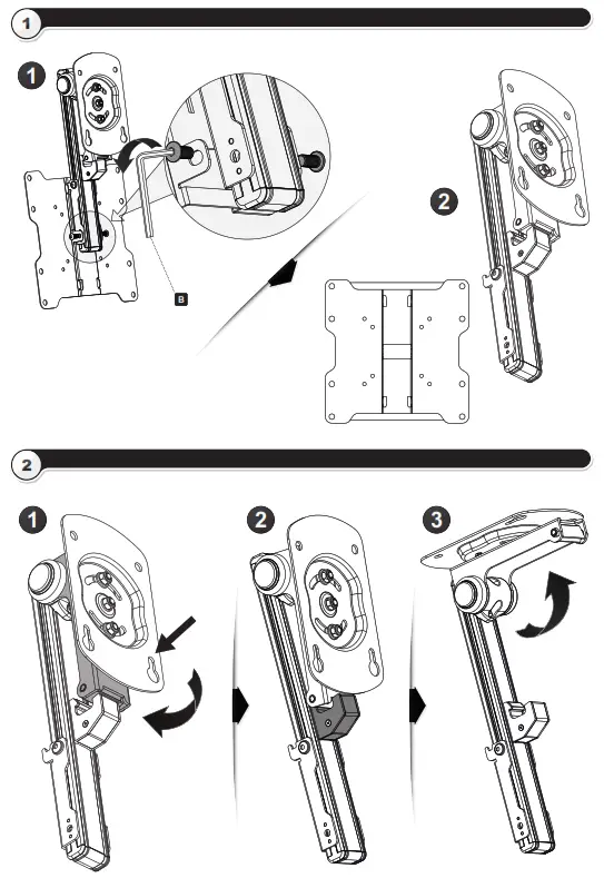 RICOO D0111 TV Ceiling Mount LED LCD - Fig4
