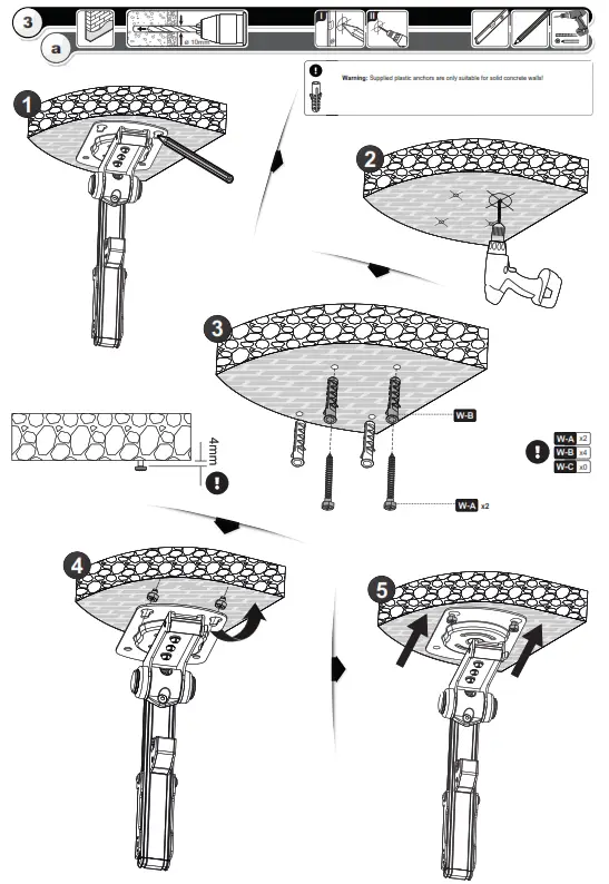 RICOO D0111 TV Ceiling Mount LED LCD - Fig5