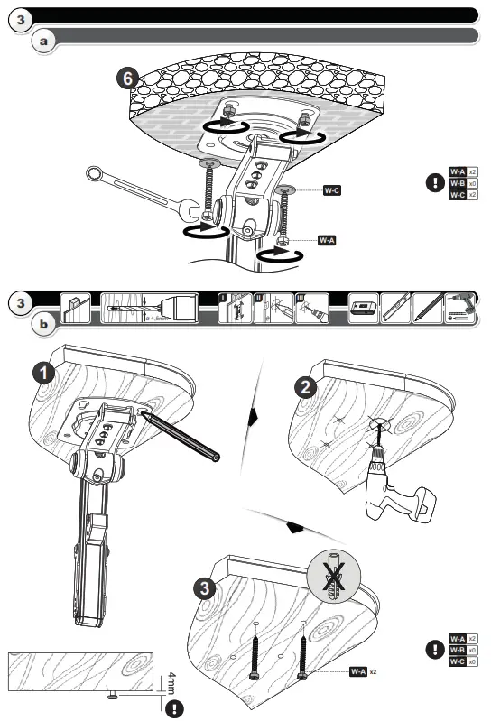 RICOO D0111 TV Ceiling Mount LED LCD - Fig6
