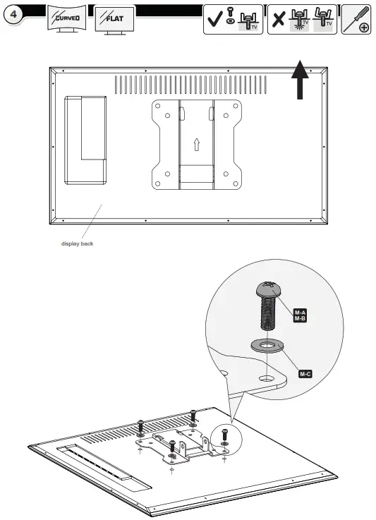 RICOO D0111 TV Ceiling Mount LED LCD - Fig8