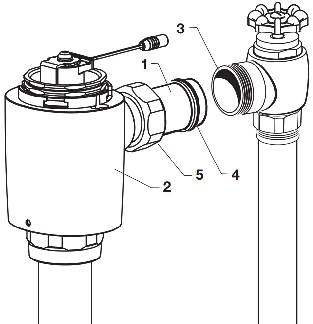 INSTALL FLUSH VALVE
