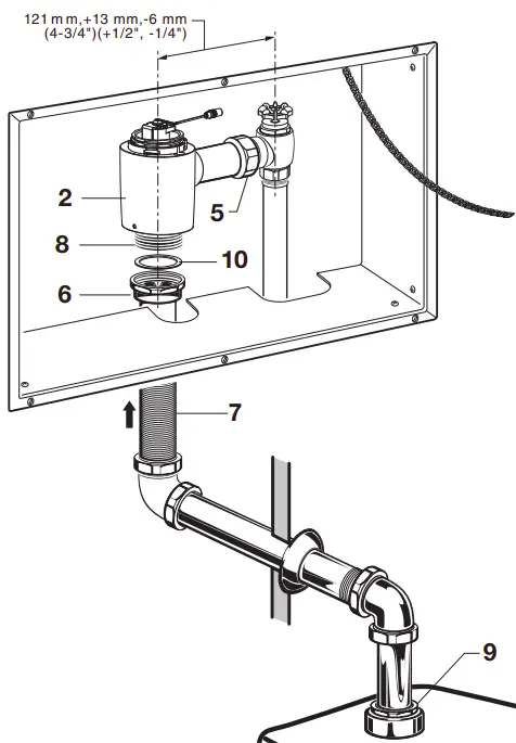 Connect flush Valve