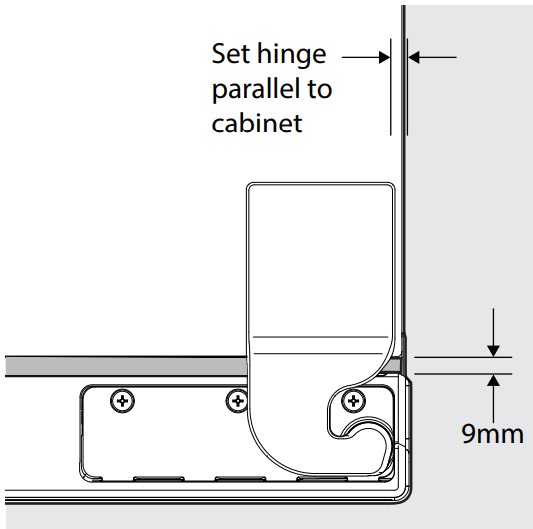 FRIGIDAIRE FPRU19F8WSS Column Refrigerator - DOOR REMOVAL 2