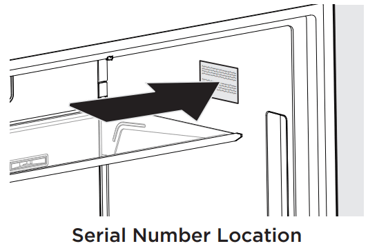 FRIGIDAIRE FPRU19F8WSS Column Refrigerator - Number Location