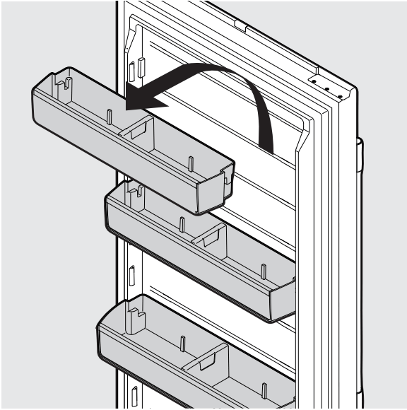 FRIGIDAIRE FPRU19F8WSS Column Refrigerator - To remove 2