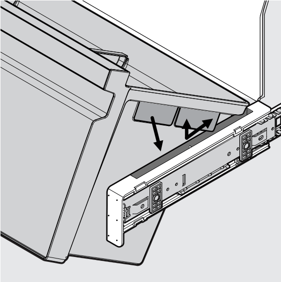 FRIGIDAIRE FPRU19F8WSS Column Refrigerator - lower drawer 2