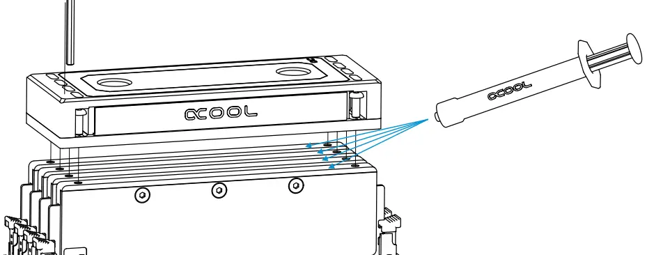 ALPHACOOL Core DDR5-Ram Modul - optional cooler