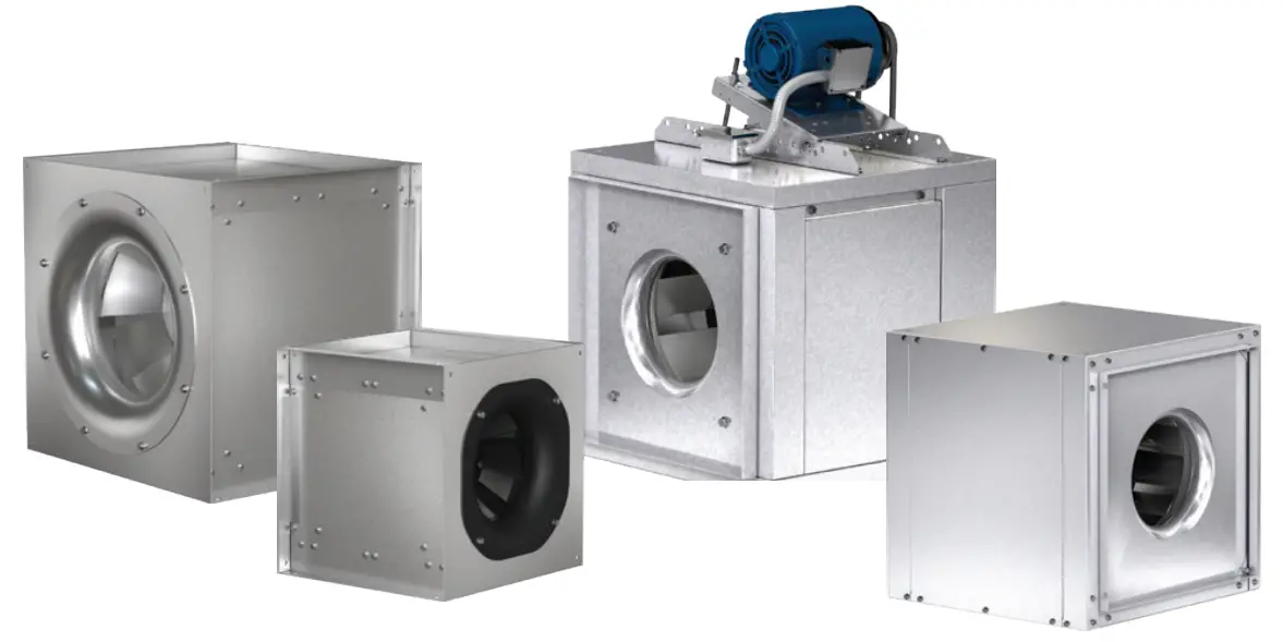 ACCUREX XID 7 Direct Drive Inline Exhaust Fan - All dimensions 1