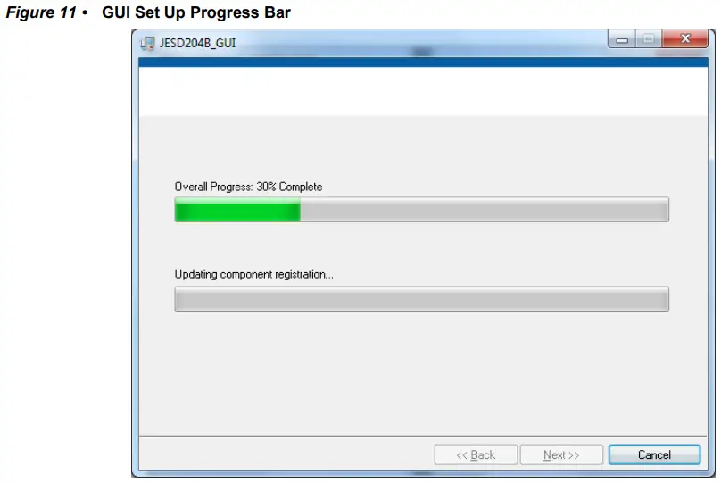 Microsemi DG0611 Implementing JESD204B Interface Using SmartFusion2 - Progress Bar