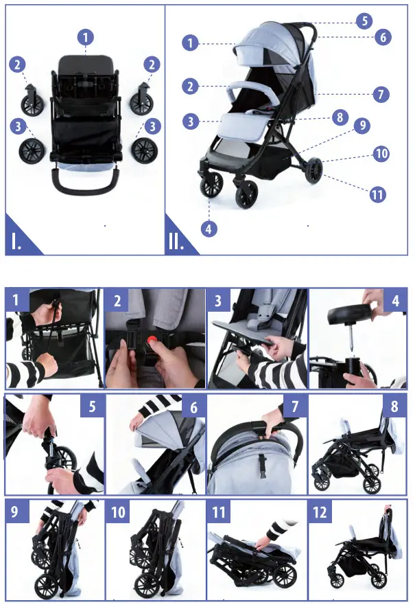 Kikka boo FITTO BABY Pushchair - fig 2