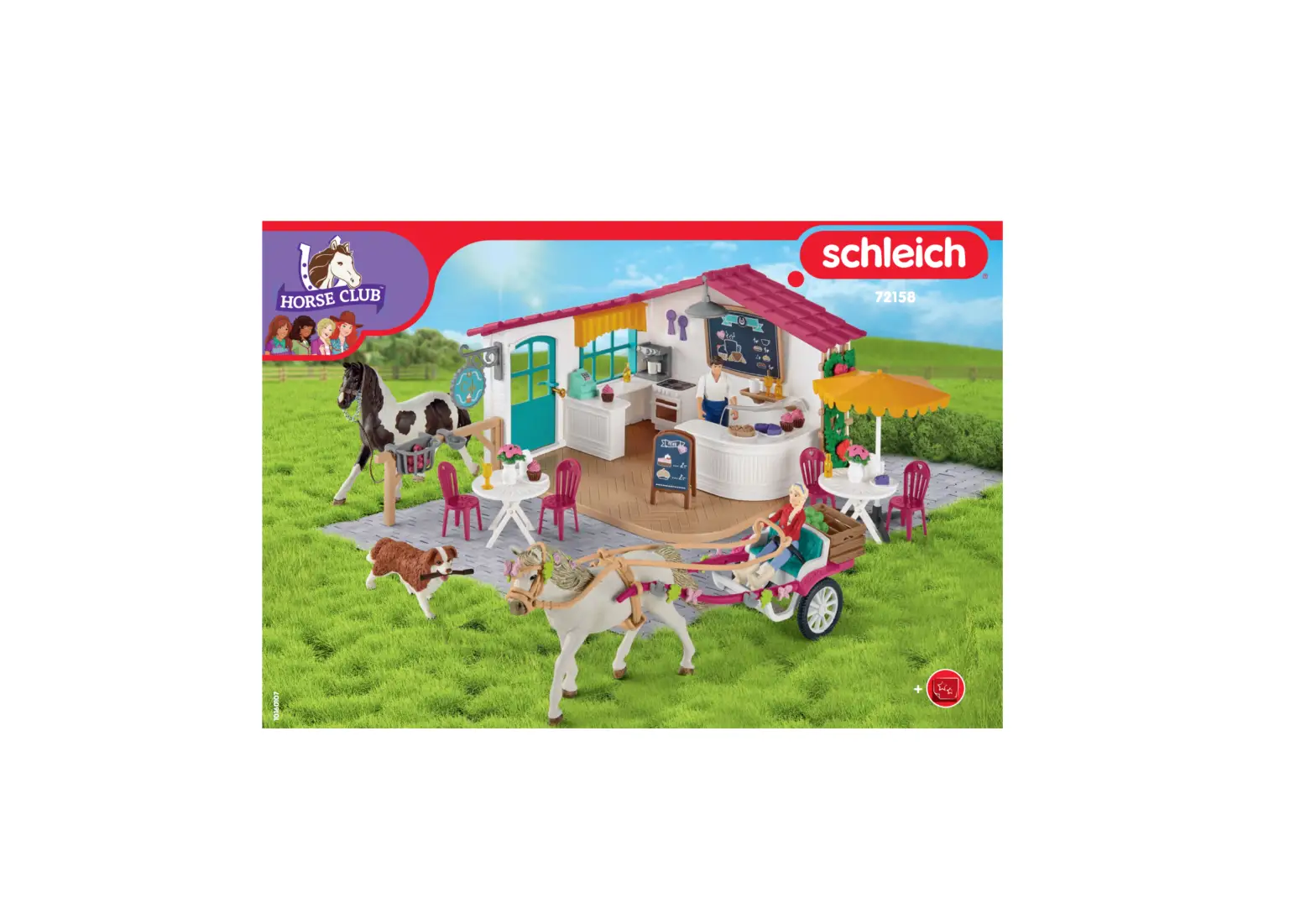 Schleich 72158 Horse Club Reiter Cafe Instruction Manual