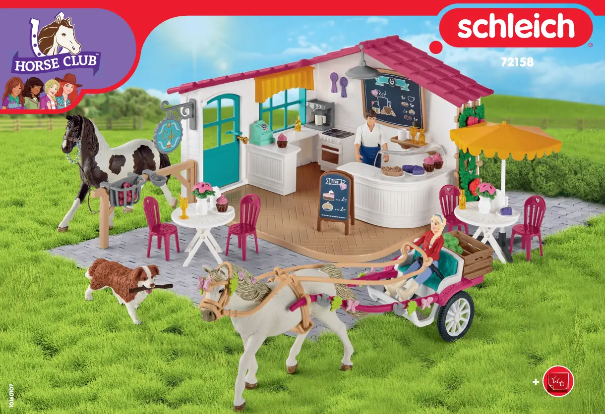 Schleich 72158 Horse Club Reiter Cafe