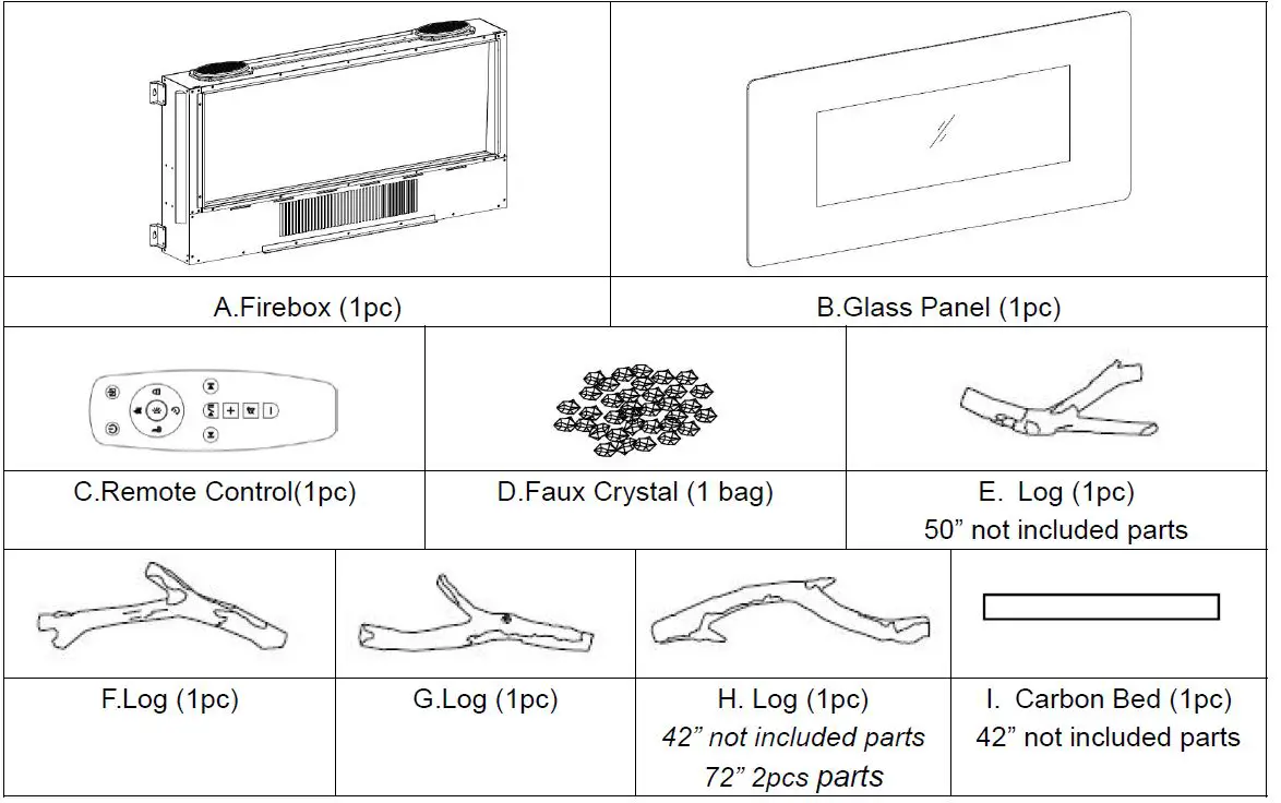 MONDAWE-ZHX-42-030-Wall-Mount-Electric-Fireplace-FIG-2
